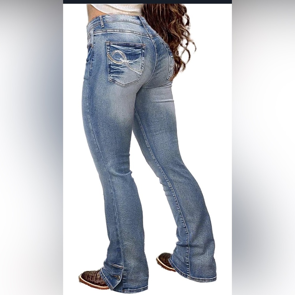 Women's Blue Flare Jeans